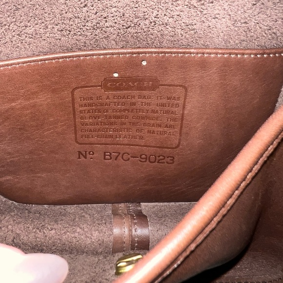 RARE Mahogany Vintage Coach Winnie Bag #9023 - Picture 13 of 16